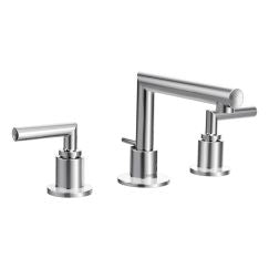 Moen TS43002 Arris Two Handle Low Arc Bathroom Faucet in Chrome