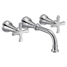 Load image into Gallery viewer, Moen TS44105 Two-Handle Wall Mount Bathroom Faucet

