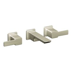 Moen TS6730 90 Degree Two Handle Wall Mount Bathroom Faucet in Brushed Nickel
