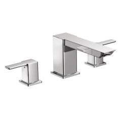 Moen TS903 90 Degree Two Handle High Arc Roman Tub Faucet in Chrome