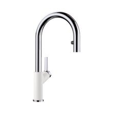 Load image into Gallery viewer, BLANCO 526391 Urbena Pull-Down Kitchen Faucet 1.5 GPM - Chrome/White
