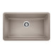 BLANCO 441297 Precis Super Single Bowl Kitchen Sink - Truffle
