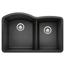 Load image into Gallery viewer, BLANCO 440179 Diamond 1-3/4 Double Bowl Kitchen Sink - Anthracite
