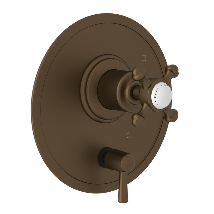 Perrin & Rowe U.2710N Georgian Era 1/2" Pressure Balance Trim With Diverter