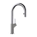 BLANCO 526396 Urbena Pull-Down Kitchen Faucet 1.5 GPM - Chrome/Metallic Gray