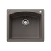 BLANCO 443097 Diamond Single Bowl Dual Mount Kitchen Sink - Volcano Gray