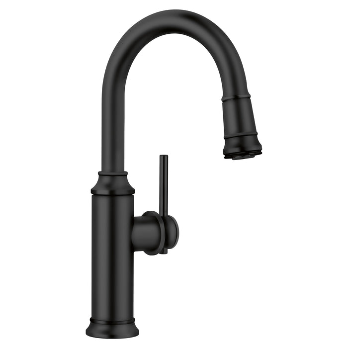 BLANCO 443025 Empressa Pull-Down Bar Faucet 1.5 GPM - Matte Black