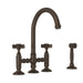 ROHL San Julio® Bridge Kitchen Faucet With Side Spray