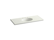 Load image into Gallery viewer, KOHLER K-2891-8 Ceramic/Impressions 49&amp;quot; Vitreous china vanity top with integrated oval sink
