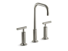 Load image into Gallery viewer, KOHLER K-14408-4 Purist Widespread bathroom sink faucet with lever handles, 1.2 gpm
