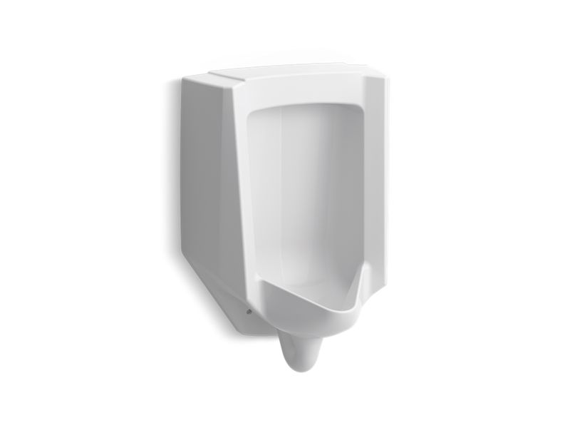 KOHLER K-4991-ERSS Bardon High-Efficiency Urinal (HEU), washout, wall-hung, 0.125 gpf to 1.0 gpf, rear spud, antimicrobial