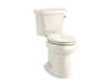 KOHLER 76301-RA-96 Highline Comfort Height Two-Piece Elongated 1.28 Gpf Chair Height Toilet With Right-Hand Trip Lever in Biscuit