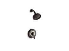 Load image into Gallery viewer, KOHLER TS12014-4-2BZ Fairfax Rite-Temp(R) Shower Valve Trim With Lever Handle And 2.5 Gpm Showerhead in Oil-Rubbed Bronze
