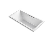 Load image into Gallery viewer, KOHLER K-1835-GW-0 Underscore Rectangle 72&amp;quot; x 36&amp;quot; drop-in BubbleMassage air bath with Bask heated surface and reversible drain
