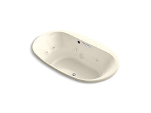 Load image into Gallery viewer, KOHLER K-5718-H2-47 Underscore Oval 72&amp;quot; x 42&amp;quot; drop-in whirlpool with heater without jet trim
