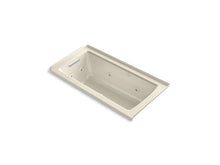 Load image into Gallery viewer, KOHLER K-1947-XHGHL Archer 60&amp;quot; x 30&amp;quot; integral flange Heated BubbleMassage air bath and whirlpool with left-hand drain
