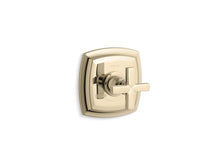 Load image into Gallery viewer, KOHLER T16239-3-AF Margaux Valve Trim With Cross Handle For Thermostatic Valve, Requires Valve in Vibrant French Gold
