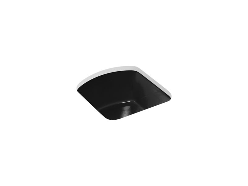 KOHLER Napa 18-3/4" x 18-11/16" x 9-5/8" Undermount bar sink with no faucet holes