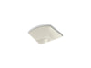 KOHLER Napa 18-3/4" x 18-11/16" x 9-5/8" Undermount bar sink with no faucet holes