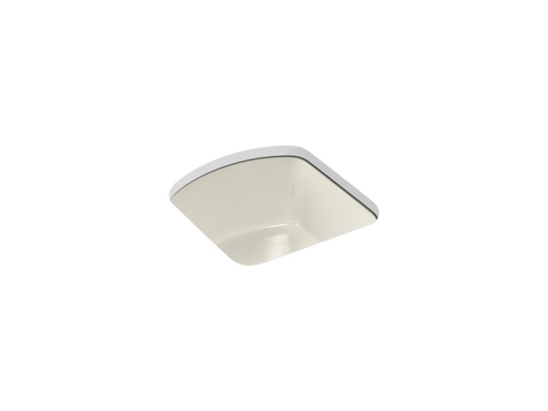 KOHLER Napa 18-3/4" x 18-11/16" x 9-5/8" Undermount bar sink with no faucet holes