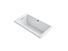 Load image into Gallery viewer, KOHLER K-1168-GW-0 Underscore Rectangle 60&amp;quot; x 32&amp;quot; drop-in BubbleMassage(TM) Air Bath with Bask heated surface and reversible drain
