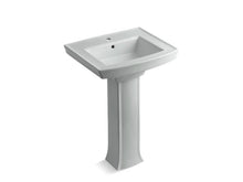 Load image into Gallery viewer, KOHLER 2359-1 Archer Pedestal bathroom sink with single faucet hole
