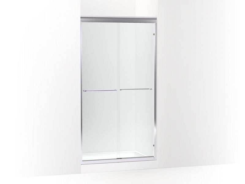 KOHLER K-702219-6L Fluence 37" - 40" W x 75-23/32" H sliding shower door with 1/4" thick Crystal Clear glass