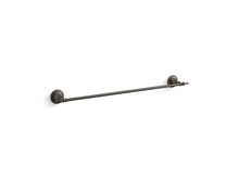 Load image into Gallery viewer, KOHLER 26524-2BZ Decorative 24&amp;quot; Towel Bar in Oil Rubbed Bronze
