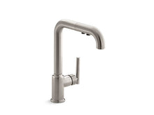 Load image into Gallery viewer, KOHLER K-7505 Purist Pull-out kitchen sink faucet with three-function sprayhead
