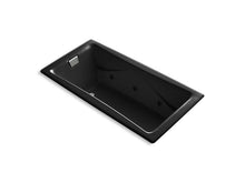 Load image into Gallery viewer, KOHLER K-865-HM-7 Tea-for-Two 72&amp;quot; x 36&amp;quot; drop-in whirlpool with reversible drain, heater and custom pump location without trim
