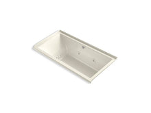 Load image into Gallery viewer, KOHLER K-1167-XH2GR-96 Underscore Rectangle 60&amp;quot; x 30&amp;quot; alcove whirlpool + BubbleMassage(TM) Air Bath with integral flange and right-hand drain
