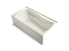 Load image into Gallery viewer, KOHLER K-1257-RAW Mariposa 72&amp;quot; x 36&amp;quot; alcove whirlpool bath with Bask heated surface, integral apron, and right-hand drain

