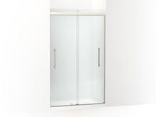 Load image into Gallery viewer, KOHLER K-707601-8D3 Pleat Frameless sliding shower door, 79-1/16&amp;quot; H x 44-5/8 - 47-5/8&amp;quot; W, with 5/16&amp;quot; thick Frosted glass
