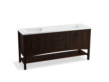 Load image into Gallery viewer, KOHLER K-99560-1WB Marabou 72&amp;quot; bathroom vanity cabinet with 4 doors and 2 drawers
