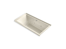 Load image into Gallery viewer, KOHLER K-1167-XH2GR-47 Underscore Rectangle 60&amp;quot; x 30&amp;quot; alcove whirlpool + BubbleMassage(TM) Air Bath with integral flange and right-hand drain

