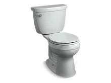 Load image into Gallery viewer, KOHLER 3887-U-95 Cimarron Comfort Height Two-Piece Round-Front 1.28 Gpf Chair Height Toilet With Insulated Tank in Ice Grey
