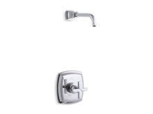 Load image into Gallery viewer, KOHLER TLS16234-3-CP Margaux Rite-Temp(R) Shower Valve Trim With Cross Handle, Less Showerhead in Polished Chrome
