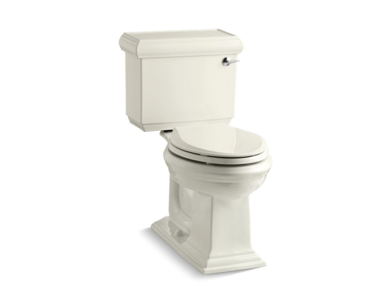 KOHLER 3816-RA-96 Memoirs Classic Comfort Height Two-Piece Elongated 1.28 Gpf Chair Height Toilet With Right-Hand Trip Lever in Biscuit