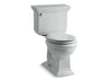 KOHLER 3933-95 Memoirs Stately Comfort Height Two-Piece Round-Front 1.28 Gpf Chair Height Toilet in Ice Grey