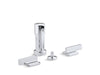 KOHLER K-14663-4 Loure Vertical bidet faucet with lever handles