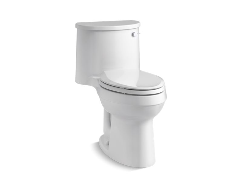 KOHLER K-3946-RA Adair One-piece elongated chair height 1.28 gpf chair-height toilet with right-hand trip lever, and Quiet-Close seat