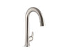 KOHLER K-72218-WB Sensate Touchless pull-down kitchen sink faucet with KOHLER Konnect and two-function sprayhead