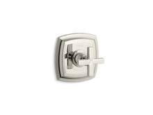 Load image into Gallery viewer, KOHLER T16239-3-SN Margaux Valve Trim With Cross Handle For Thermostatic Valve, Requires Valve in Vibrant Polished Nickel
