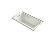 Load image into Gallery viewer, KOHLER K-1167-GLW-NY Underscore Rectangle 60&amp;quot; x 30&amp;quot; alcove BubbleMassage(TM) Air Bath with Bask heated surface and left-hand drain
