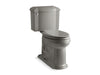 KOHLER 3837 Devonshire Two-piece elongated toilet, 1.28 gpf