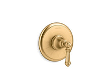 Load image into Gallery viewer, KOHLER K-T72769-4 Artifacts MasterShower temperature control valve trim with lever handle
