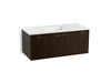 KOHLER Jute 48" wall-hung bathroom vanity cabinet with 2 doors and 2 drawers, split top drawer