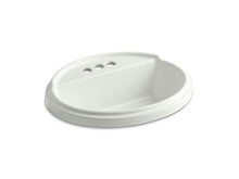 Load image into Gallery viewer, KOHLER K-2992-4-NY Tresham Oval Drop-in bathroom sink with 4&amp;quot; centerset faucet holes
