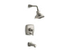 KOHLER K-T16233-4 Margaux Rite-Temp pressure-balancing bath and shower faucet trim with push-button diverter and lever handle, valve not included