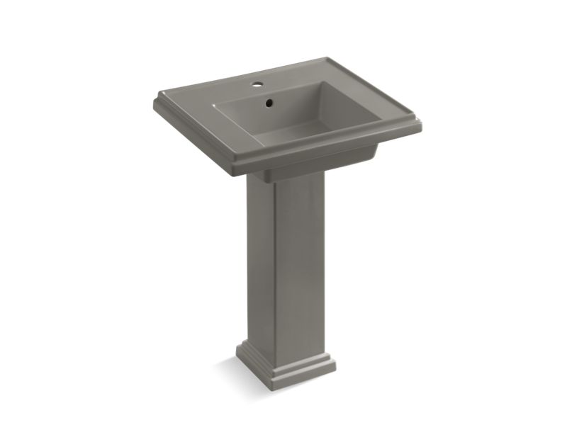 KOHLER 2844-1 Tresham 24" pedestal bathroom sink with single faucet hole